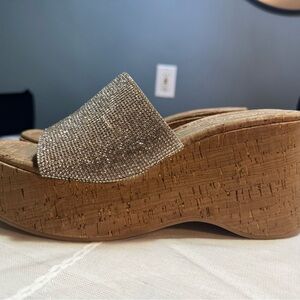 Steve Madden Women's Tan Wedge Sandals